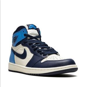 Air Jordan 1 Retro High OG Obsidian / university blue Size 7 Mens / 8.5 Womens